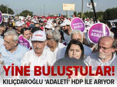 CHP lideri Kıılıçdaroğlu’nun yürüyüşüne HDP’den destek