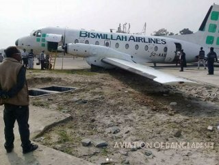 Bismillah Havayolları uçağı yere çakıldı