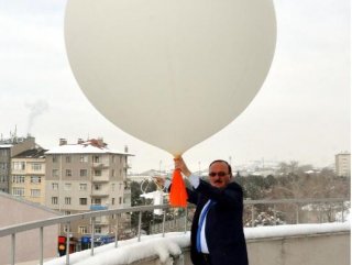Meteoroloji balonları Erzurum’dan 80 dolardan uçuyor