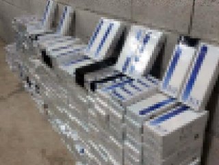 Nizip’te 4 bin 500 paket kaçak sigara ele geçirildi
