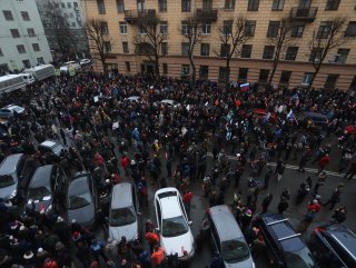 Rusya’da seçim protestosu