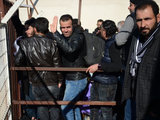 Suriyeli 120 kişilik grup ülkesine döndü