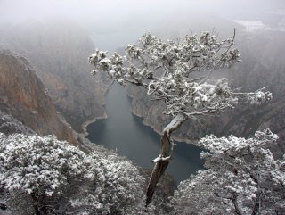 Şahinkaya Kanyonu kış mevsiminde de ilgi odağı