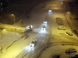 Edirne’de yoğun kar yağışı etkisini artırdı