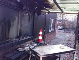 Hollanda’da camiyi ateşe verdiler