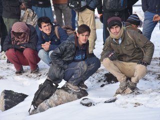 Kars’ta 92 Afgan kaçak yakalandı