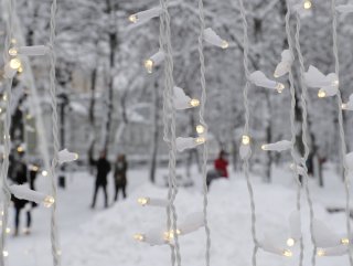 Moskova’ya yoğun kar yağışı