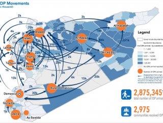 Suriye’de sivillerin kaçış grafiği