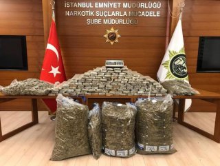 İstanbul’da uyuşturucu operasyonu: 200 kilo skunk ele geçirildi
