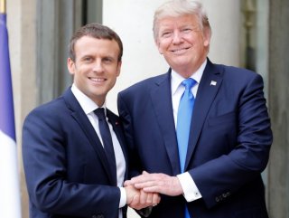 Macron ile Trump arasında Suriye görüşmesi