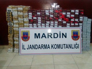 Mardin’de 6 bin paket kaçak sigara ele geçirildi