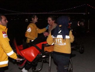 Sarıyer’de denize düşen kadın kurtarıldı