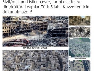 TSK Afrin’in son durumunu paylaştı, mesaj verdi