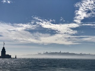 İstanbul’dan sis manzaraları