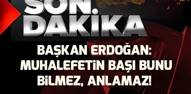 Son dakika: Başkan Erdoğan’dan İstanbul’da flaş açıklamalar