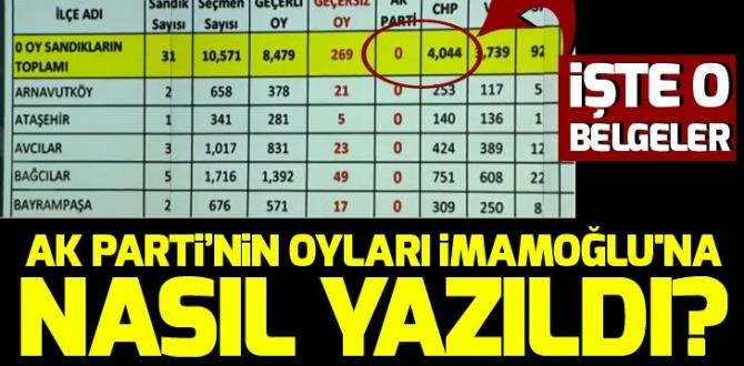 Ak Parti’nin oyları Ekrem İmamoğlu’na nasıl yazıldı? İşte usulsüzlüğün belgeleri!