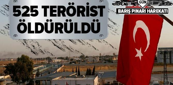 Son dakika: Barış Pınarı Harekatı’nda öldürülen terörist sayısı açıklandı .