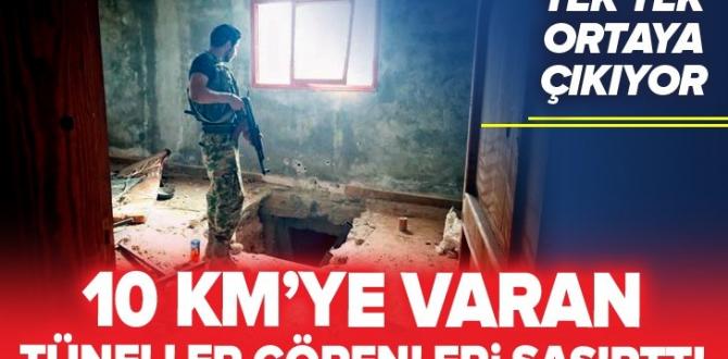 Terör örgütü PKK/YPG’nin Tel Abyad’da kazdığı tüneller tek tek ortaya çıkıyor! .