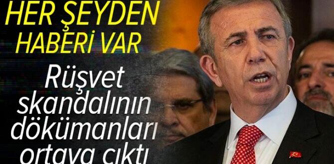 Mansur Yavaş 25 milyon liralık rüşvetten haberdar! İşte CHP’deki rüşvet skandalının dökümanı