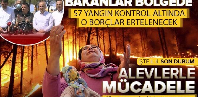 Antalya, Adana, Marmaris, Mersin, Muğla, Osmaniye ve Kayseri’deki orman yangınlarına müdahale ediliyor! Kahreden görüntüler