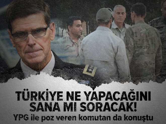 YPG ile poz veren ABD’li komutan Joseph Votel de konuştu.