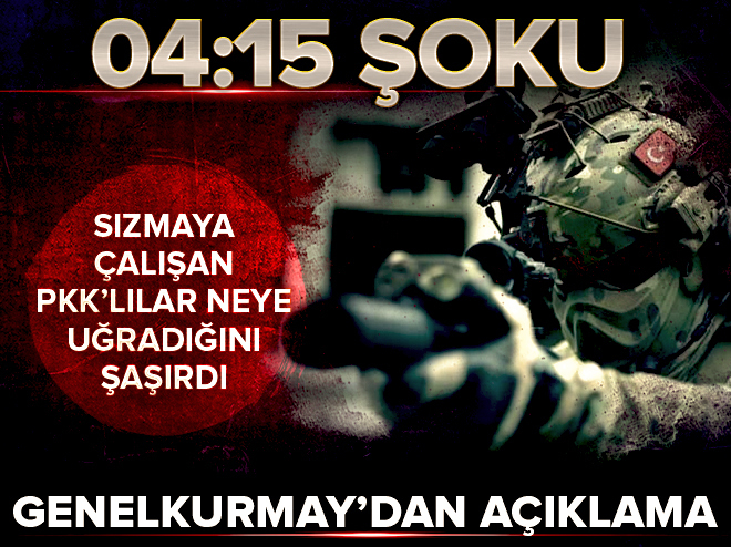 Hakkari’de sızmaya çalışan PKK’lıları jetler vurdu