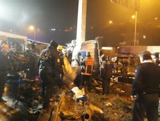 Ankara’da tır devrildi: 1 ölü