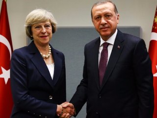 Cumhurbaşkanı Erdoğan Theresa May ile görüştü
