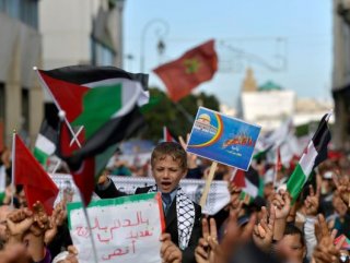 Fas’tan “Filistin’e destek” etkinlikleri