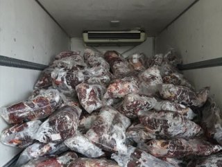 Sakarya’da 5 ton kaçak et ele geçirildi