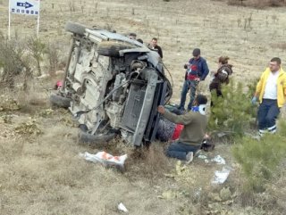Uşak’ta trafik kazası; 6 yaralı