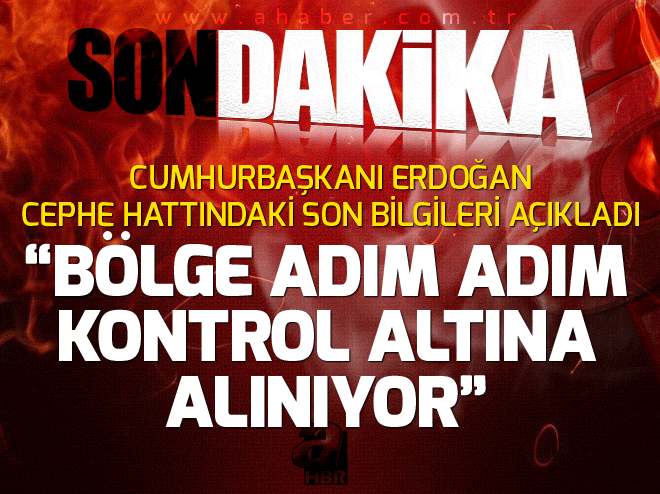 Cumhurbaşkanı Erdoğan: Bu teröristler ya çekip gidecekler, ya çekip gidecekler!