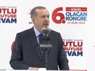 Bingöl’de Cumhurbaşkanı Erdoğan’a sevgi seli