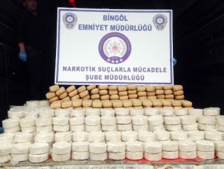 Bingöl’de piyasa değeri 11 milyon liralık eroin ele geçti