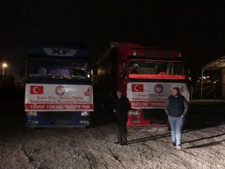 Denizli’den Suriye’deki Türkmenlere yardım