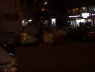 Diyarbakır’da çöp konteynerinde patlama