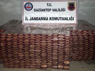 Gaziantep’te gümrük kaçağı 9 bin paket sigara yakalandı