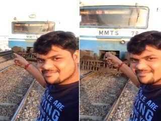 Hindistan’da selfie çekilmek isteyen adama tren çarptı