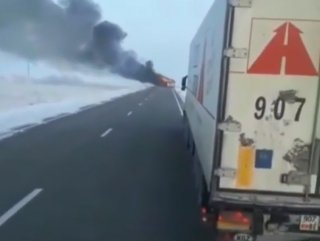 Kazakistan’da yanan otobüste 52 kişi öldü