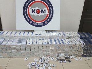 Mersin’de 5 bin 250 paket kaçak sigara bulundu