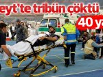 Umman-BAE maçı sonrası tribün çöktü: 40 yaralı