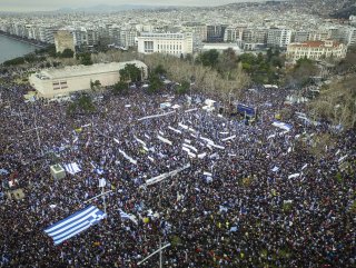 Yunanistan’da Makedonya karşıtı gösteri