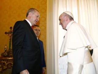 Cumhurbaşkanı Erdoğan, Papa ile yaptığı görüşmeyi anlattı
