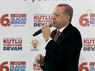 Cumhurbaşkanı Erdoğan’ın Bitlis konuşması