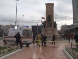 Taksim’de İranlı turist kendini yaktı