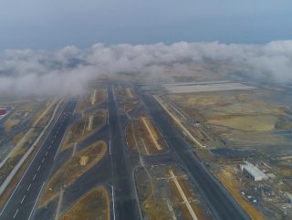 Üçüncü Havalimanı inşaatı havadan görüntülendi