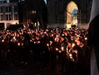 Hollanda’da ’Suriye için ışık’ gösterisi