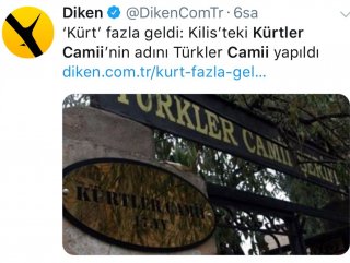 Kürtler Camii’nin adı Türkler Camii oldu yalanı