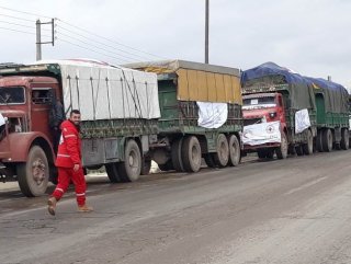 Kızılhaç’tan Afrin’e yardım konvoyu