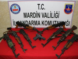 Mardin’de terör operasyonunda ele geçirilenler